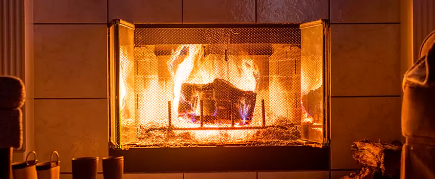 Mendota Hearth Landscape Fireplace Installation in Edgewater, Florida