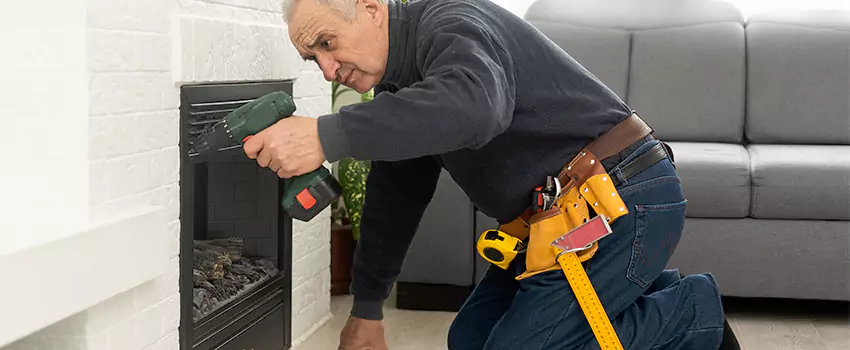 New Indoor Fireplace Installation in Edgewater, Florida