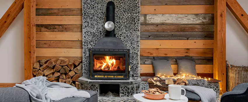 Thelin Hearth Products Direct Vent Gas Stove Fireplace Inspection in Edgewater, Florida